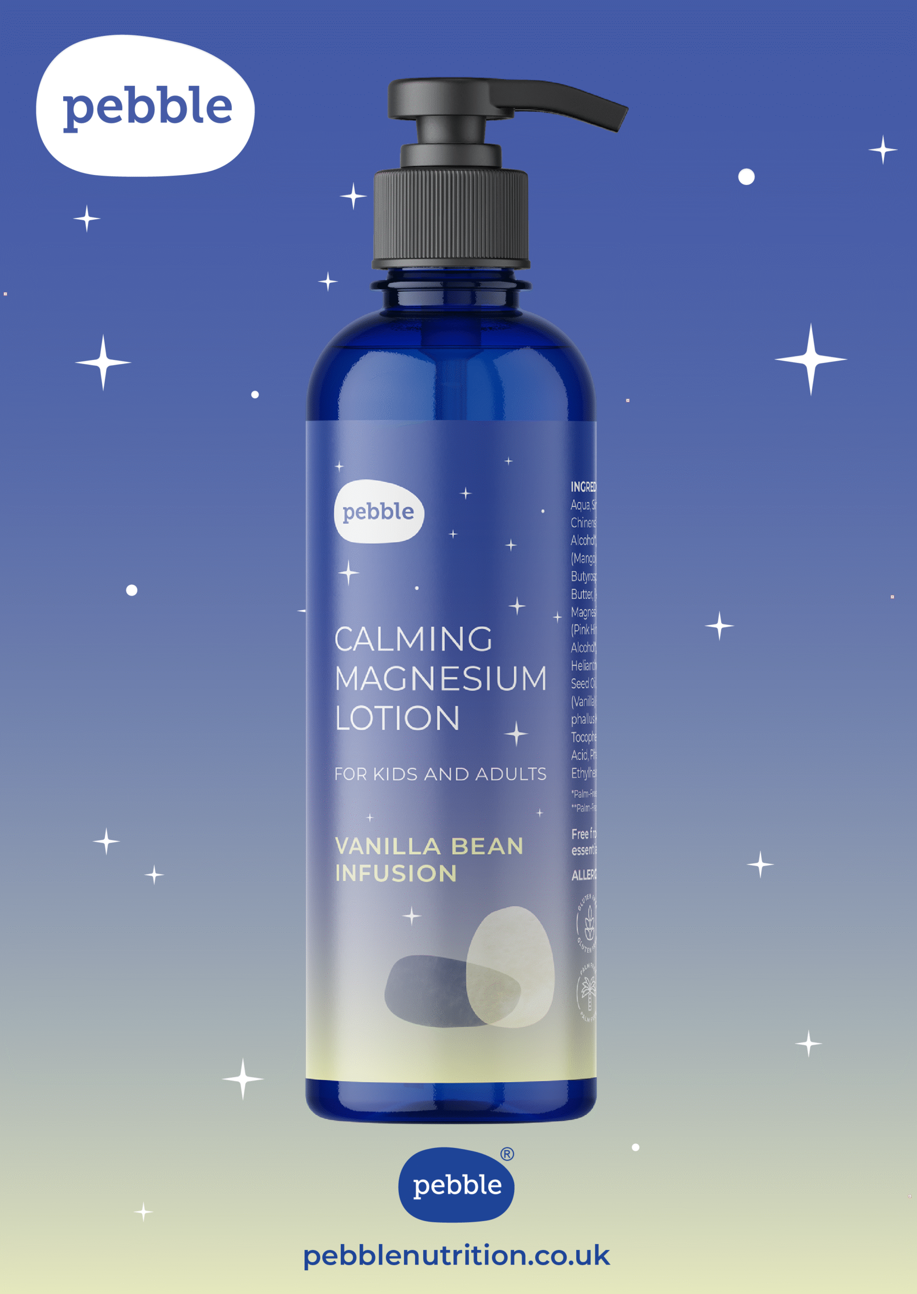 Calming Magnesium Lotion (Vanilla Bean Infusion)